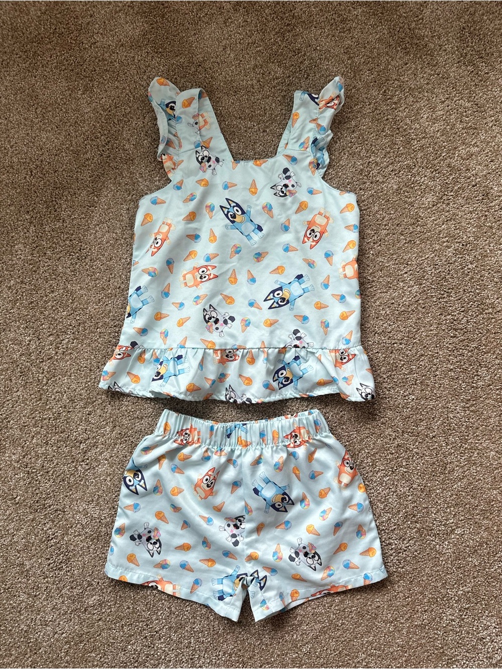Bluey girls outfit